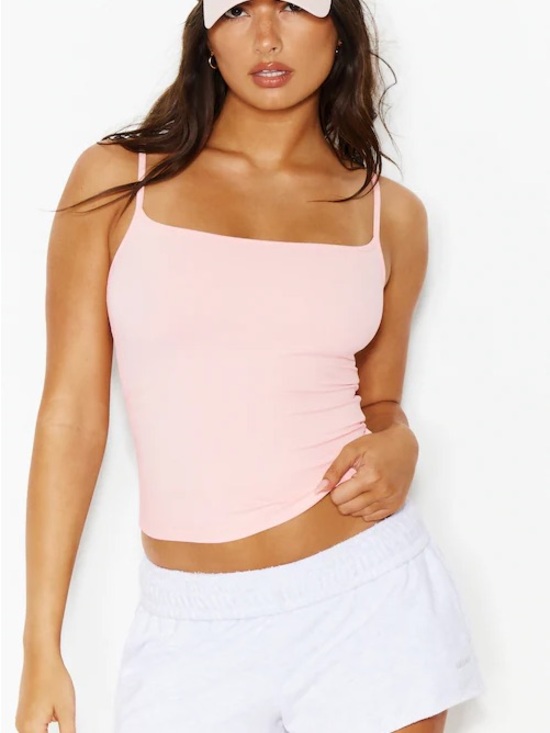 Abercrombie & Fitch Tops - NWT Abercrombie and fitch bra free collection 90s cami baby pink small
